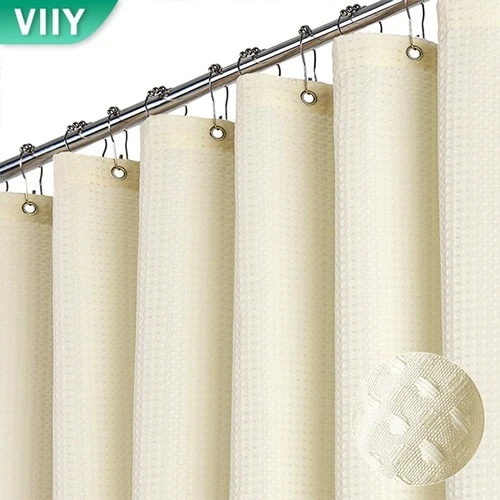 VIIY Waterproof Bathroom Shower Curtain